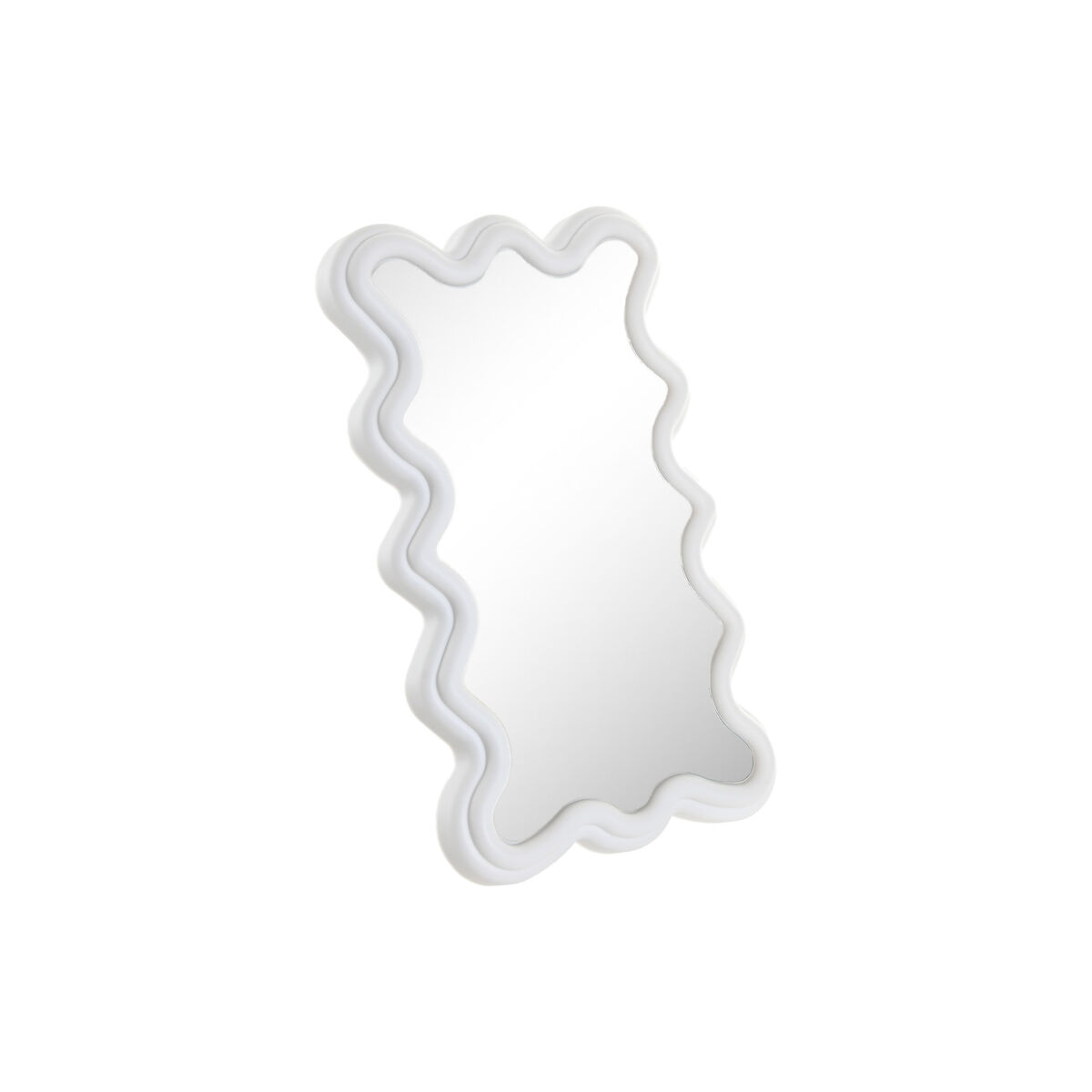 Wall mirror Home ESPRIT White Urban 22 X 2 X 35 CM Wall mirror Home ESPRIT White Urban 22 X 2 X 35 CM