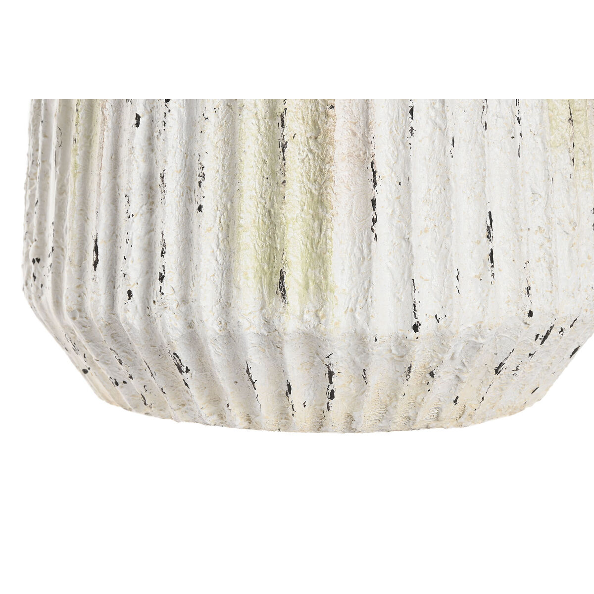 Vase Home ESPRIT White Magnesium 28 x 28 x 41 cm