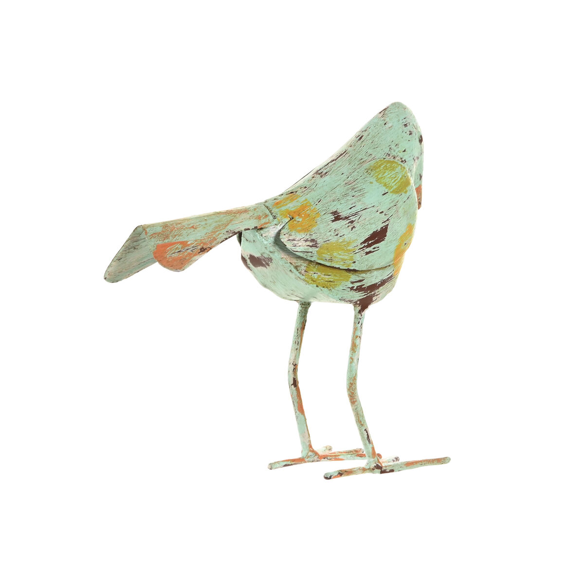 Decorative Figure Home ESPRIT Green Pink 26 x 9 x 24 cm (2 Units)
