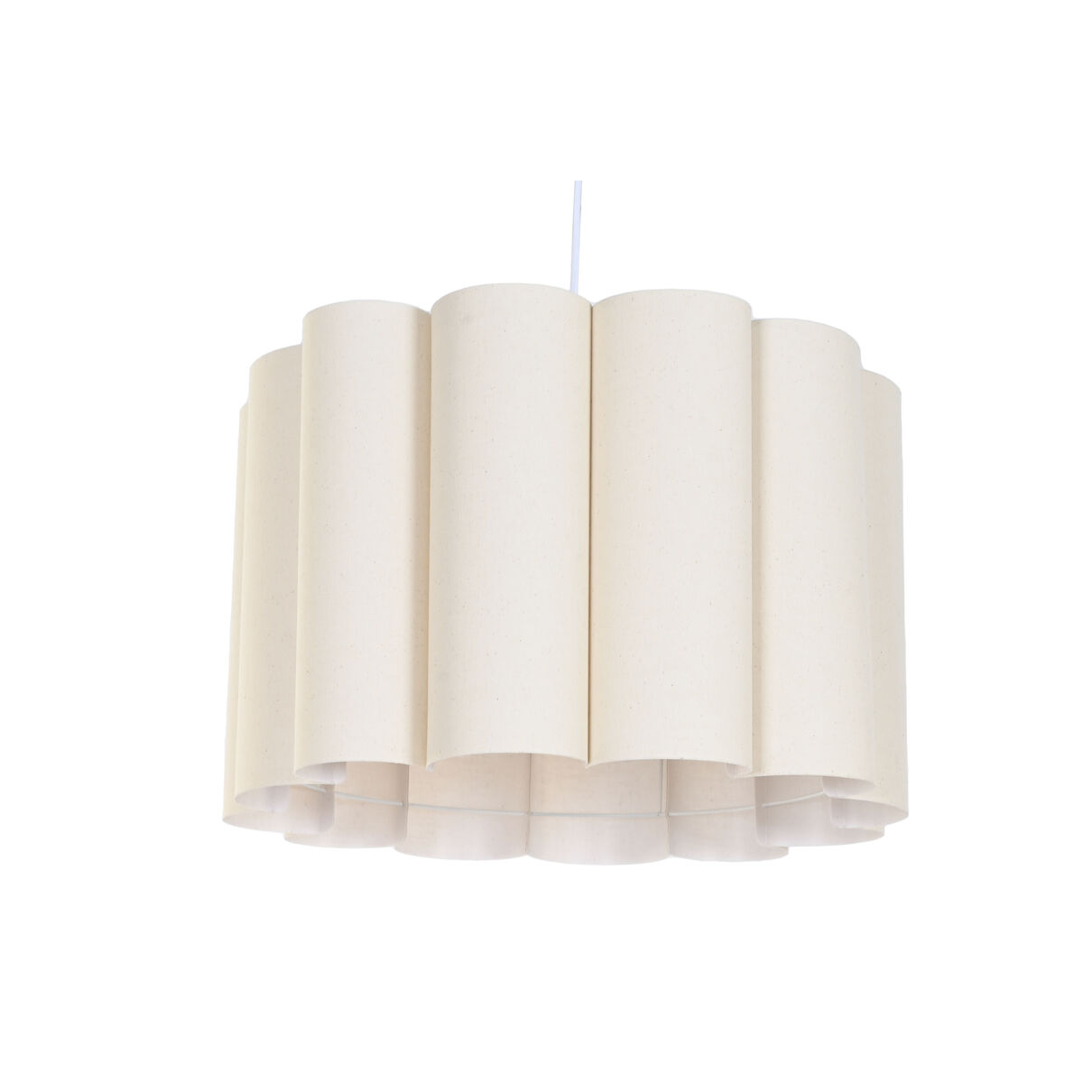 Ceiling Light Home ESPRIT White Beige Metal 50 W 50 x 50 x 30 cm