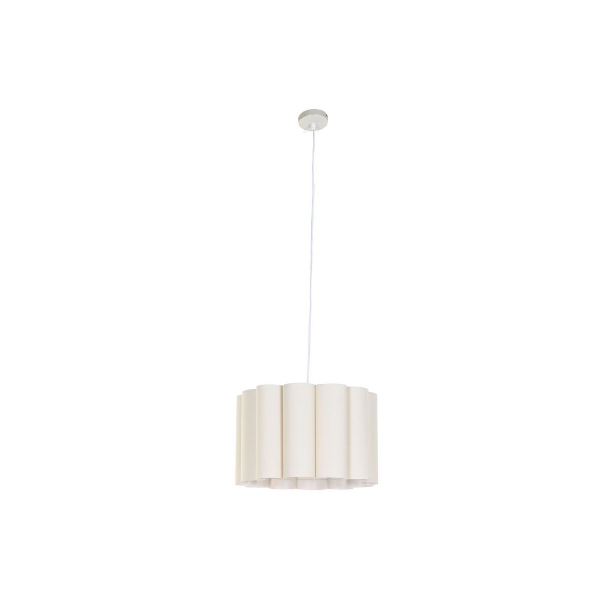 Ceiling Light Home ESPRIT White Beige Metal 50 W 50 x 50 x 30 cm