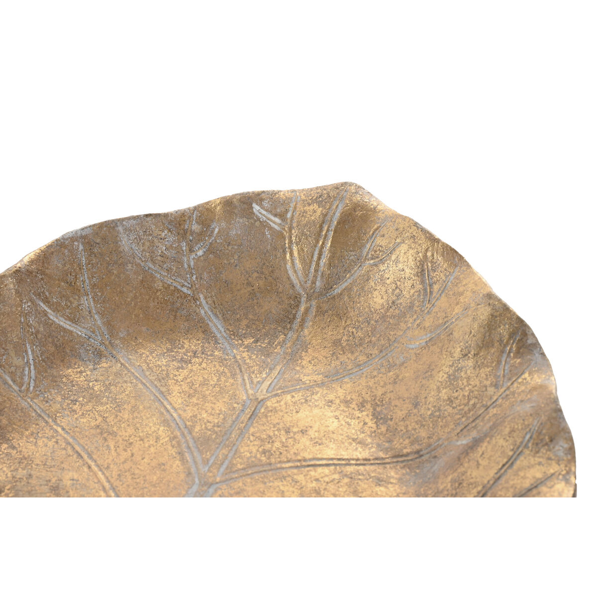 Centerpiece Home ESPRIT Golden Resin 33 X 26 X 6 CM