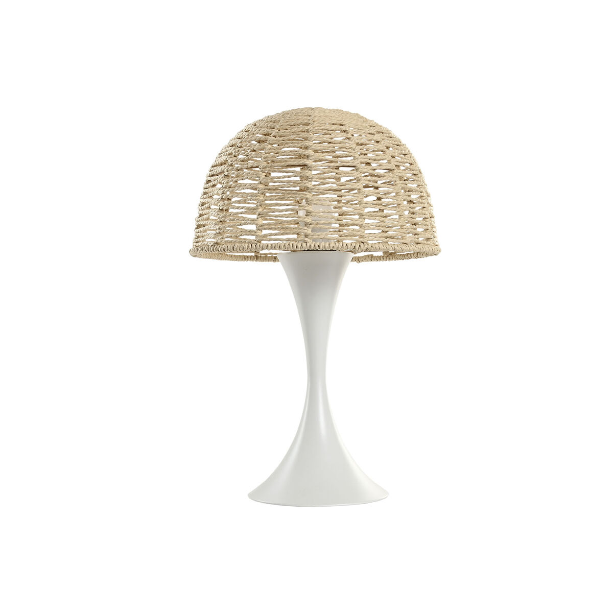 Desk lamp Home ESPRIT White Brown 50 W 220 V