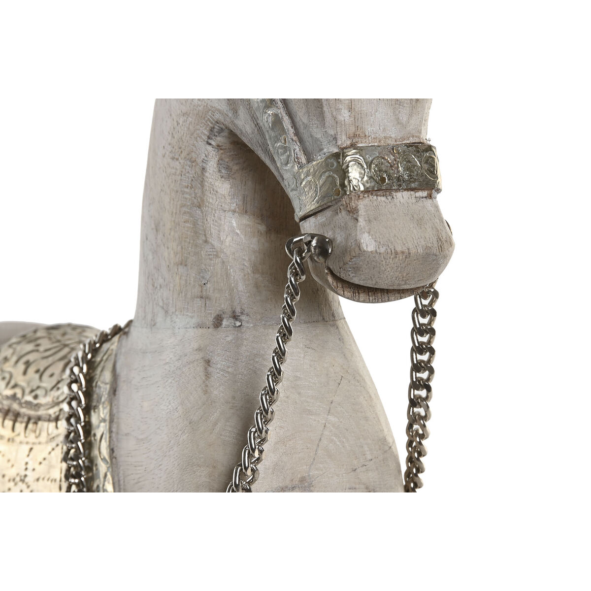 Decorative Figure Home ESPRIT Natural Horse 38 X 10 X 47 CM 38,,50 X 10 X 47 CM