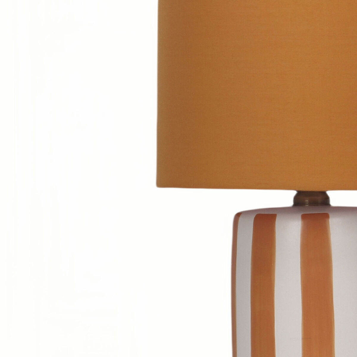 Desk lamp Home ESPRIT Yellow Orange (2 Units)