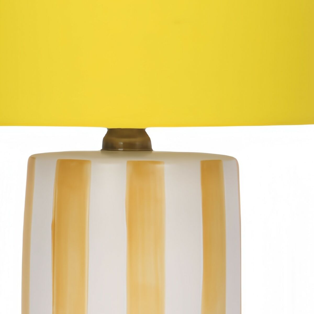 Desk lamp Home ESPRIT Yellow Orange (2 Units)