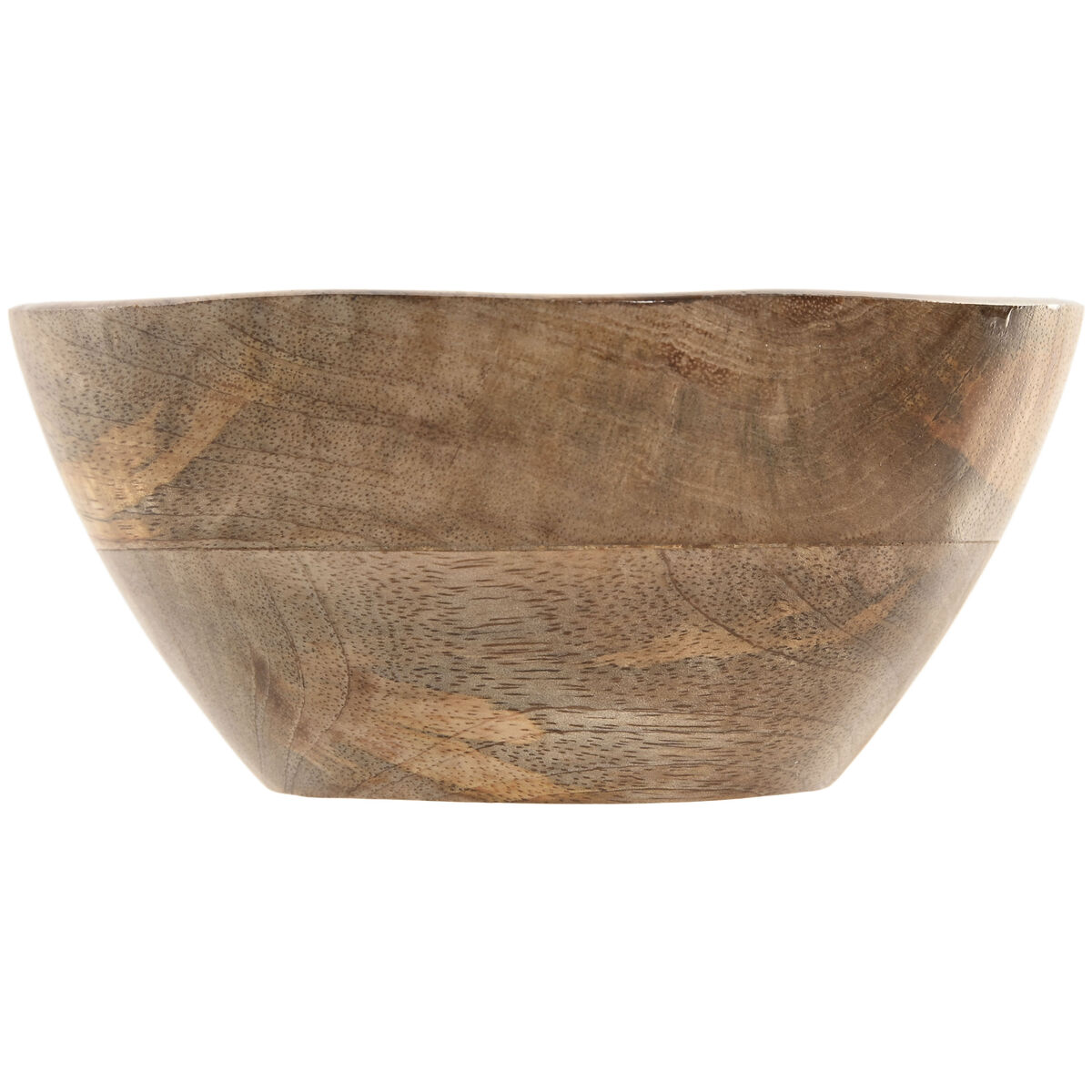 Snack Bowl Home ESPRIT White Natural Mango wood Lacquered 15 x 15 x 7 cm