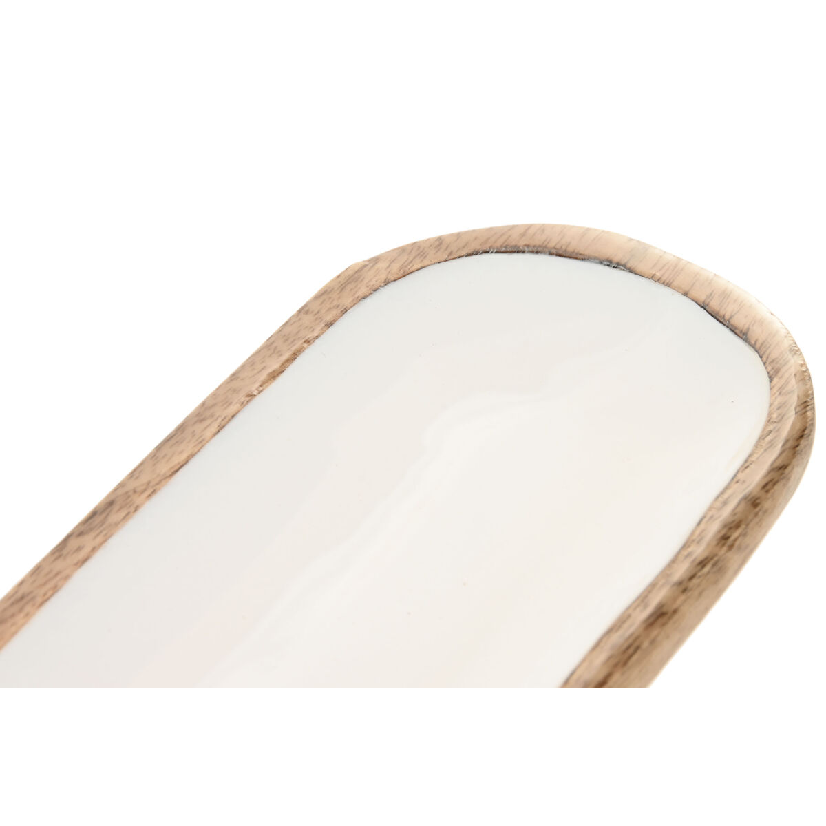 Snack tray Home ESPRIT White Natural
