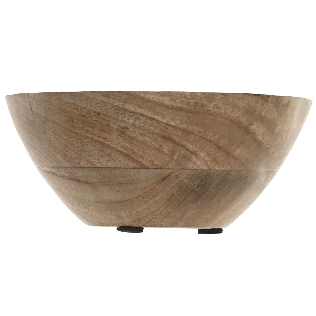 Snack Bowl Home ESPRIT Green Natural Mango wood Modern Lacquered 15 x 15 x 6,5 cm