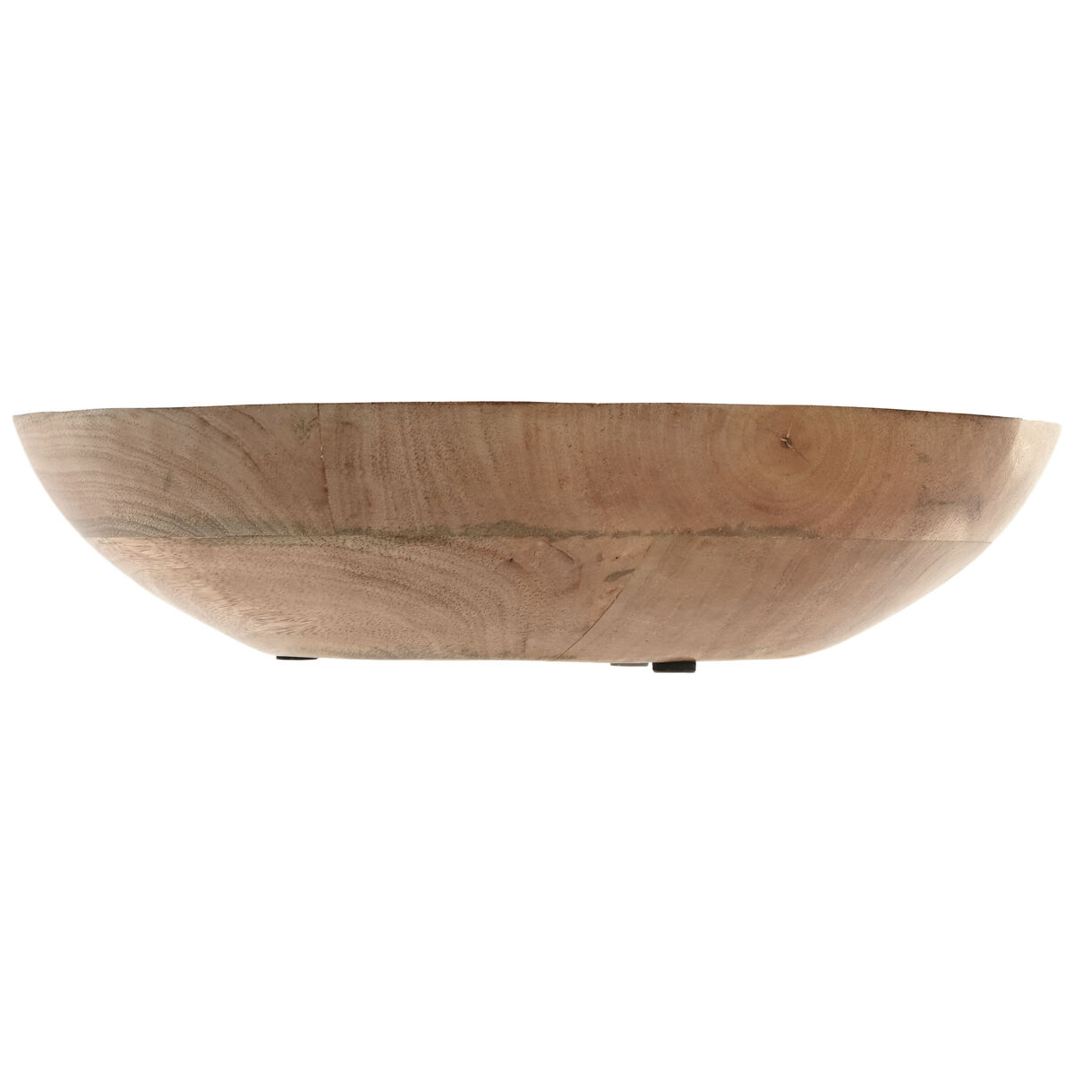 Snack Bowl Home ESPRIT Green Natural Mango wood Modern Lacquered 30 x 30 x 7 cm