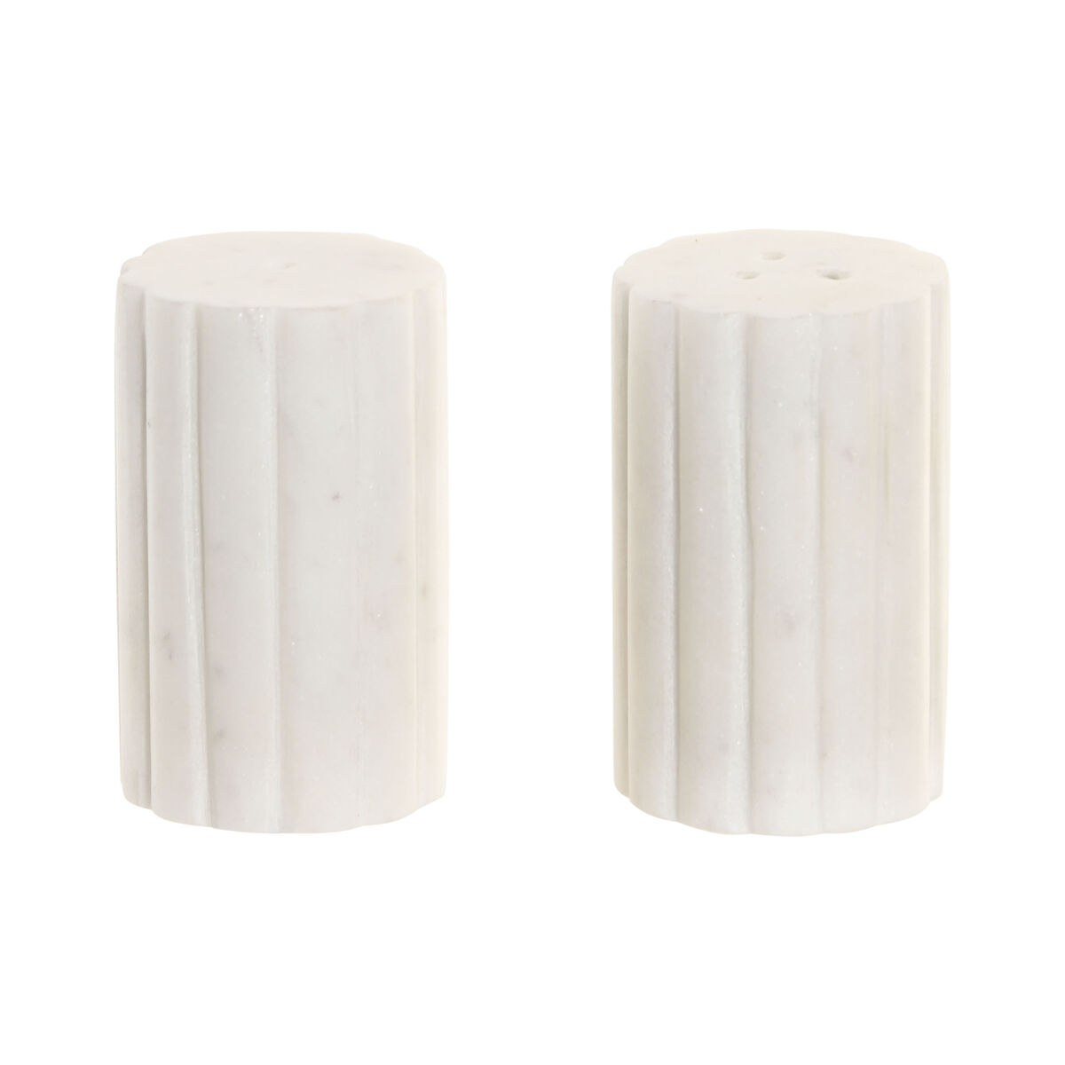 Salt and Pepper Shakers Home ESPRIT White Urban 4,5 x 4,5 x 8 cm Salt and Pepper Shakers Home ESPRIT White Urban 4,5 x 4,5 x 8 cm