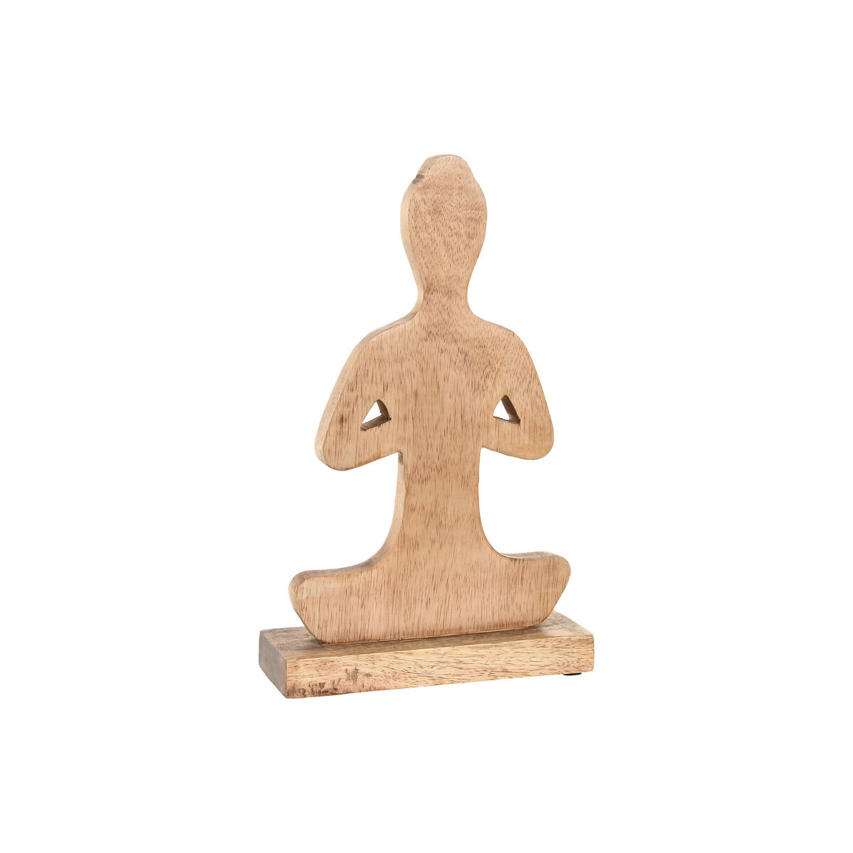 Decorative Figure Home ESPRIT Light brown Natural Yoga Arab 17,7 X 6 X 28,5 CM (3 Units)