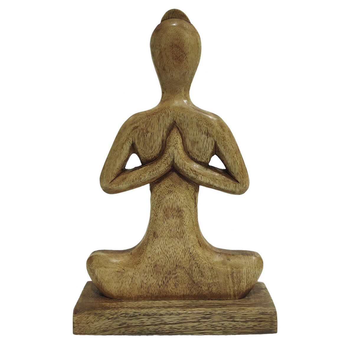Decorative Figure Home ESPRIT Light brown Natural Yoga Arab 17,7 X 6 X 28,5 CM (3 Units)