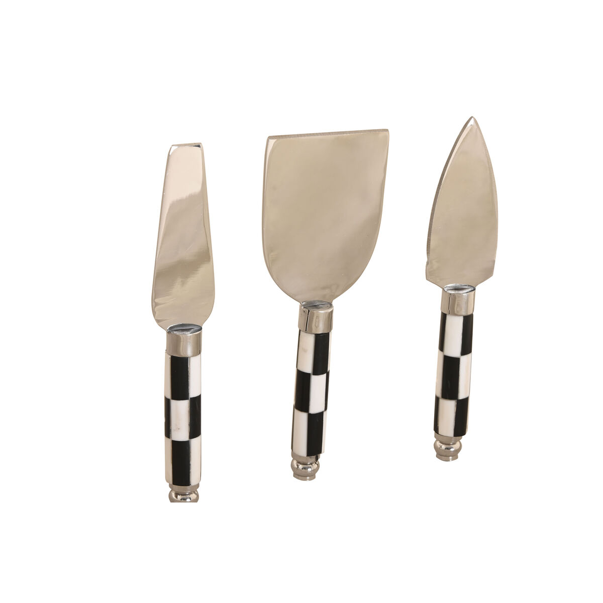 Cutting board Home ESPRIT White Black Natural Modern 20 X 38 X 1,5 CM (4 Pieces)