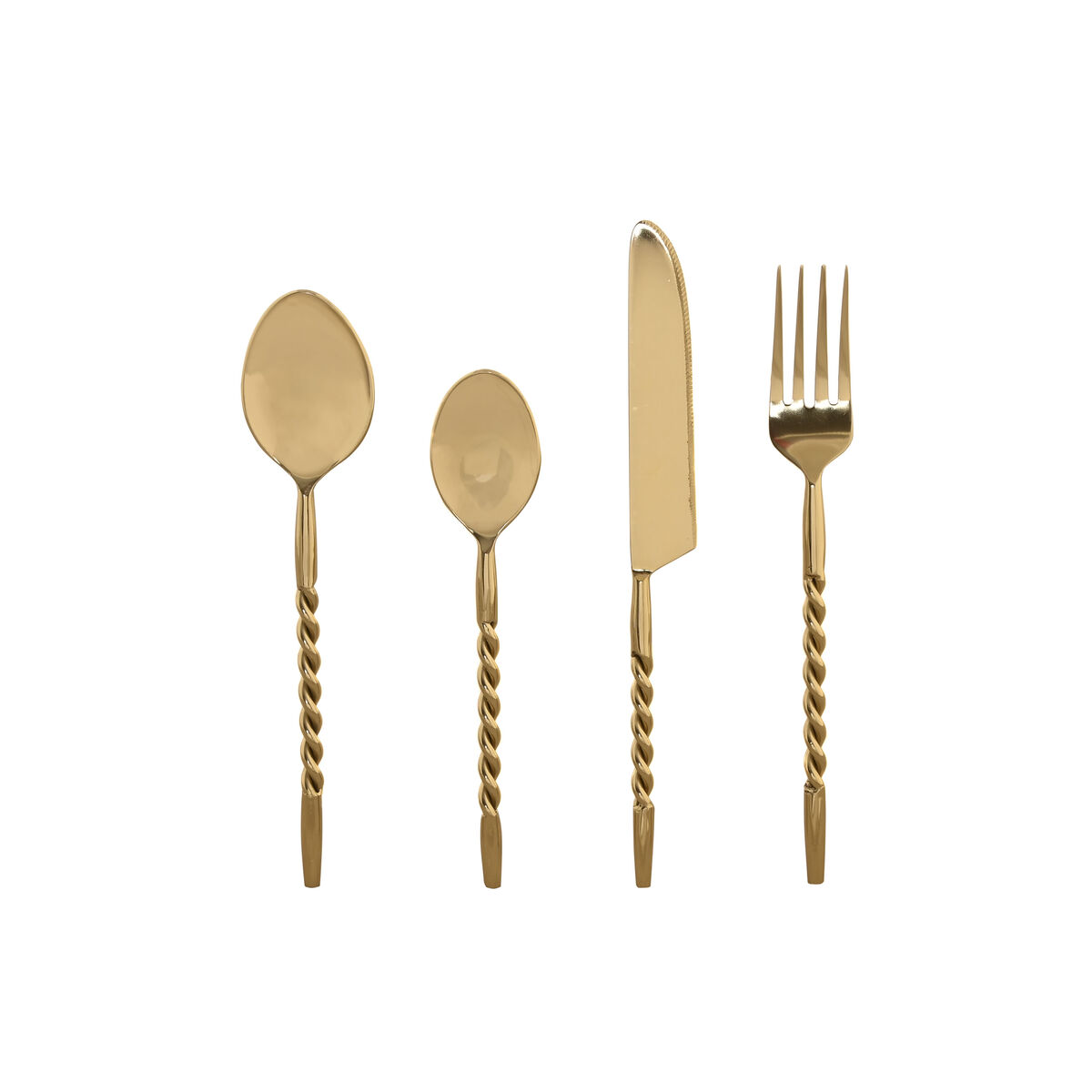 Cutlery Home ESPRIT Golden Stainless steel 4,5 X 2 X 21 CM 16 Pieces Cutlery Home ESPRIT Golden Stainless steel 4,5 X 2 X 21 CM 16 Pieces