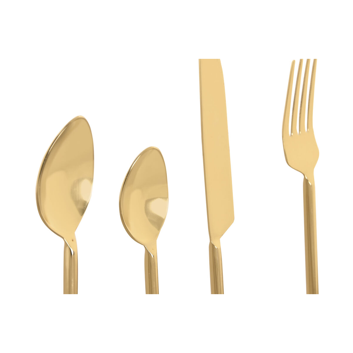 Cutlery Home ESPRIT Golden Stainless steel 4,5 x 1,5 x 21 cm 16 Pieces