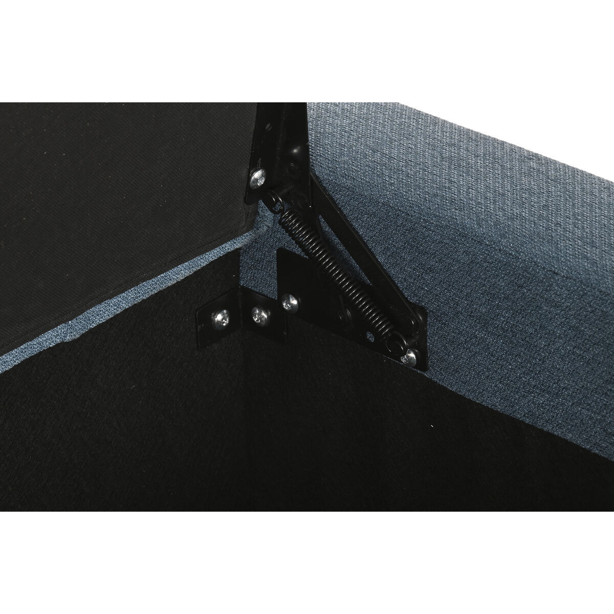 Bench Home ESPRIT Blue Polyester Wood 120 X 50 X 42 CM