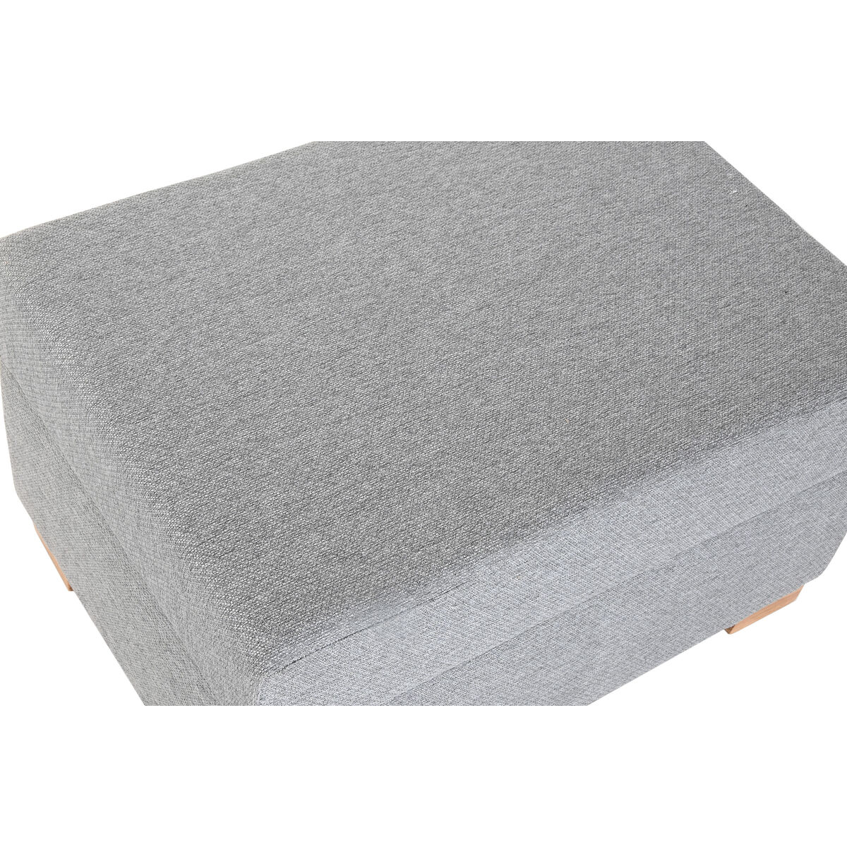 Footrest Home ESPRIT Light grey Urban 70 X 50 X 40 CM