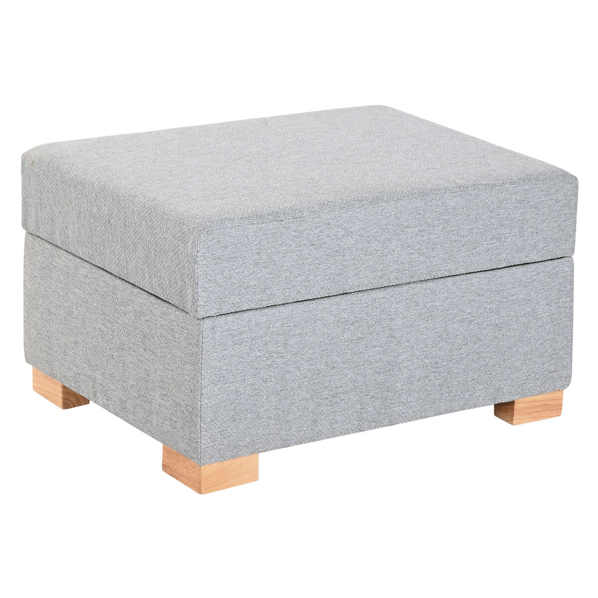 Footrest Home ESPRIT Light grey Urban 70 X 50 X 40 CM Footrest Home ESPRIT Light grey Urban 70 X 50 X 40 CM