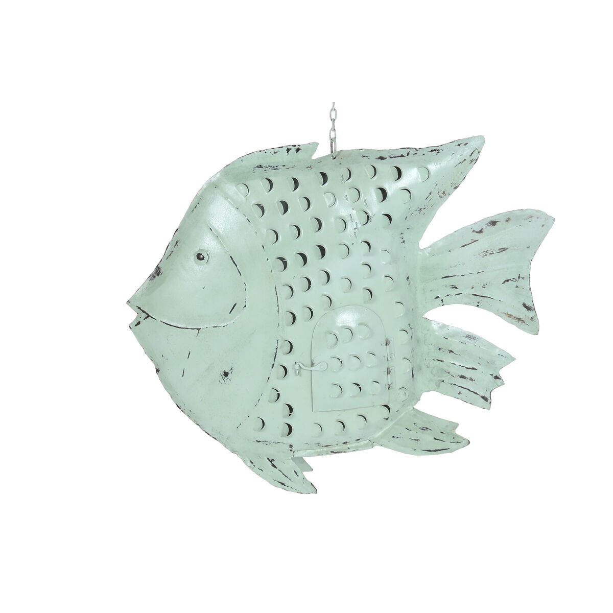 Decorative Figure Home ESPRIT Blue Fish 80 X 12 X 60 cm