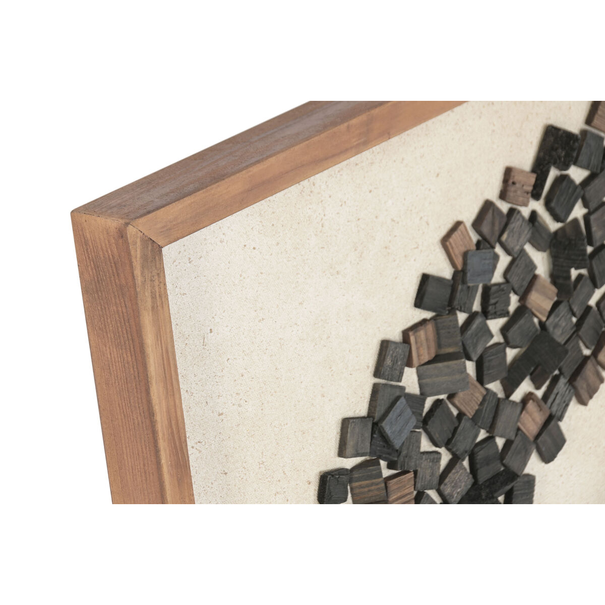 Painting Home ESPRIT Pinewood Recycled Wood 82,5 X 4 X 82,5 CM