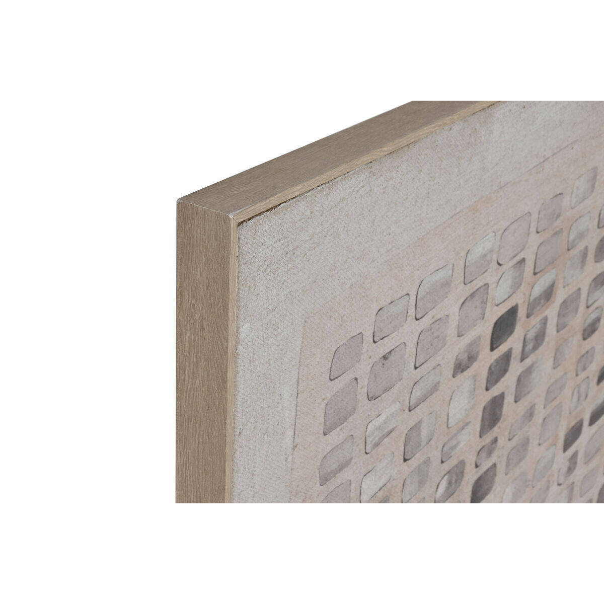 Painting Home ESPRIT White Beige Modern Scandinavian 100 x 4 x 100 cm