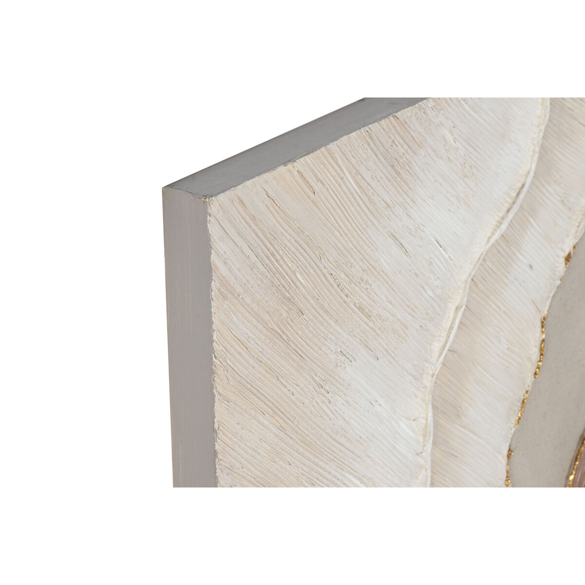 Painting Home ESPRIT White Brown Abstract Scandinavian 50 x 3 x 100 cm (2 Units)