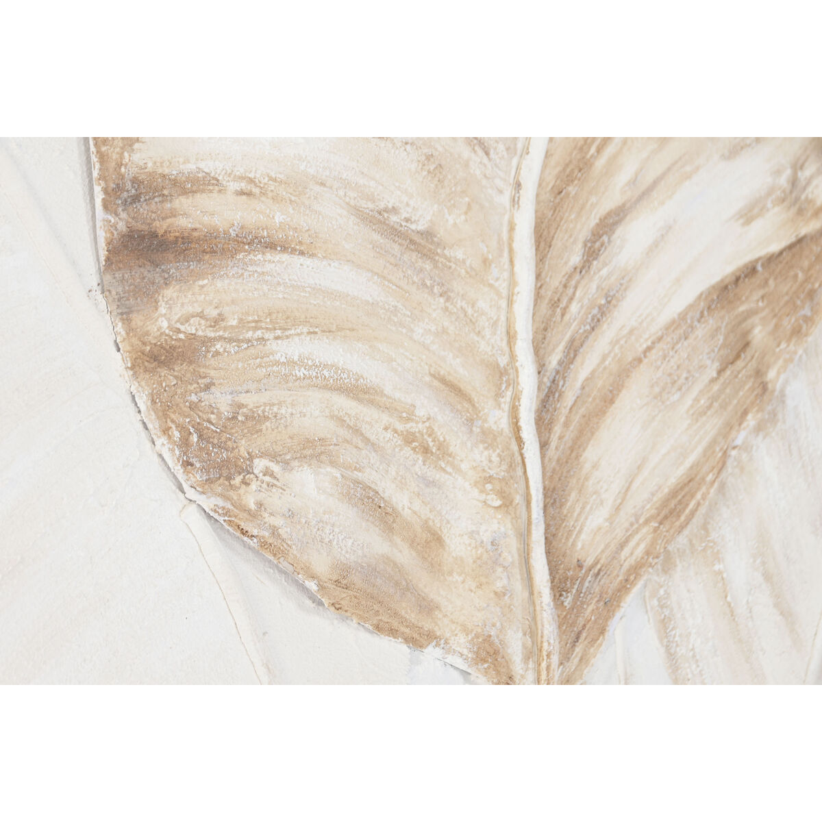 Canvas Home ESPRIT White Beige Sheets Scandinavian 102,5 X 5,5 X 152,5 CM