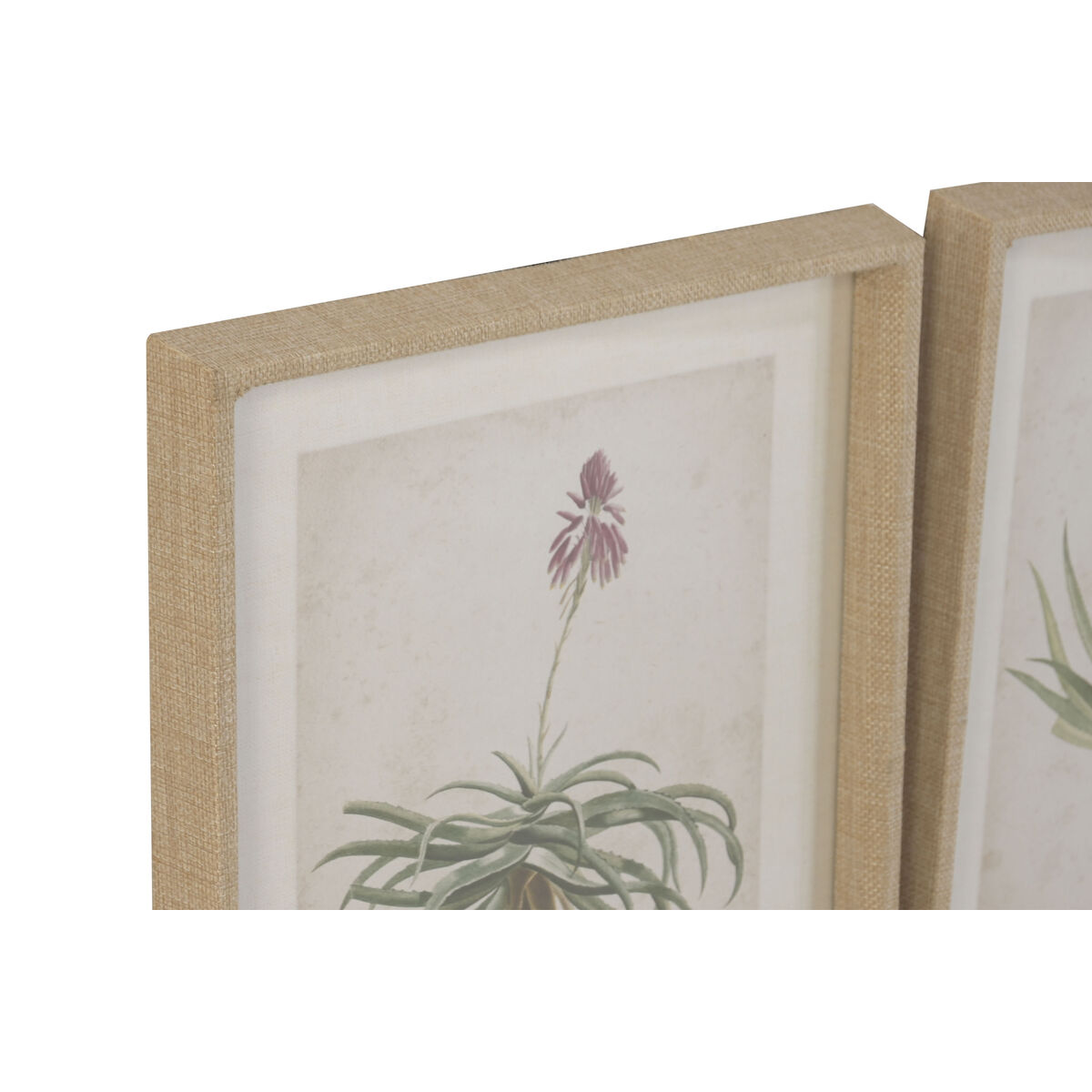 Painting Home ESPRIT Green Beige Palms Tropical 30 x 2 x 40 cm (6 Units)