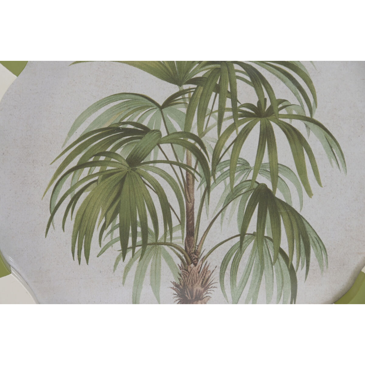Painting Home ESPRIT White Green Palms Tropical 30 x 2 x 30 cm (4 Units)