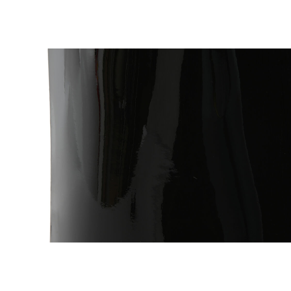 Vase Home ESPRIT Black Recycled glass 22 x 22 x 51 cm