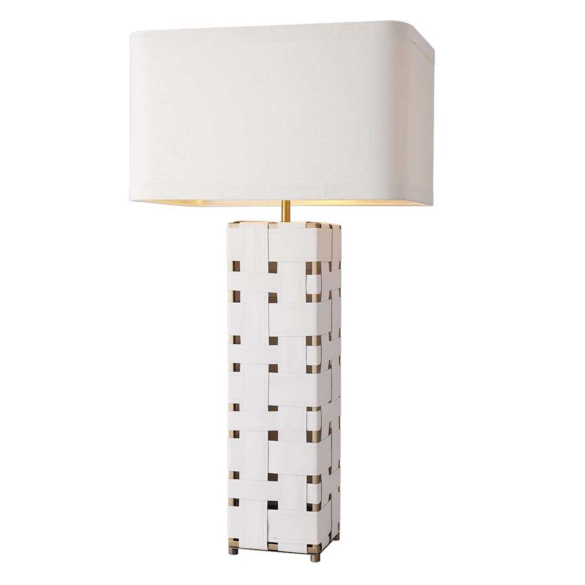Desk lamp Home ESPRIT White Golden