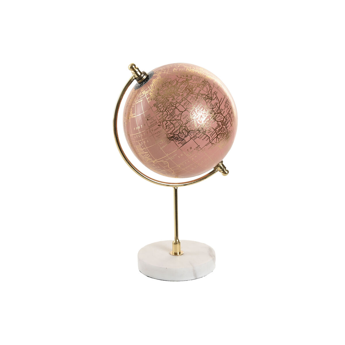 Decorative Figure Home ESPRIT White Pink Golden Urban
