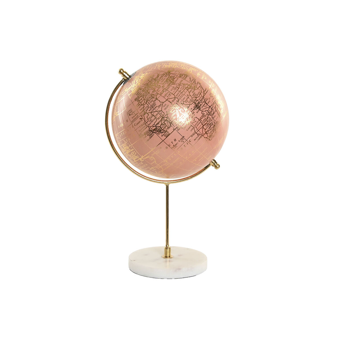 Decorative Figure Home ESPRIT White Pink Golden Urban