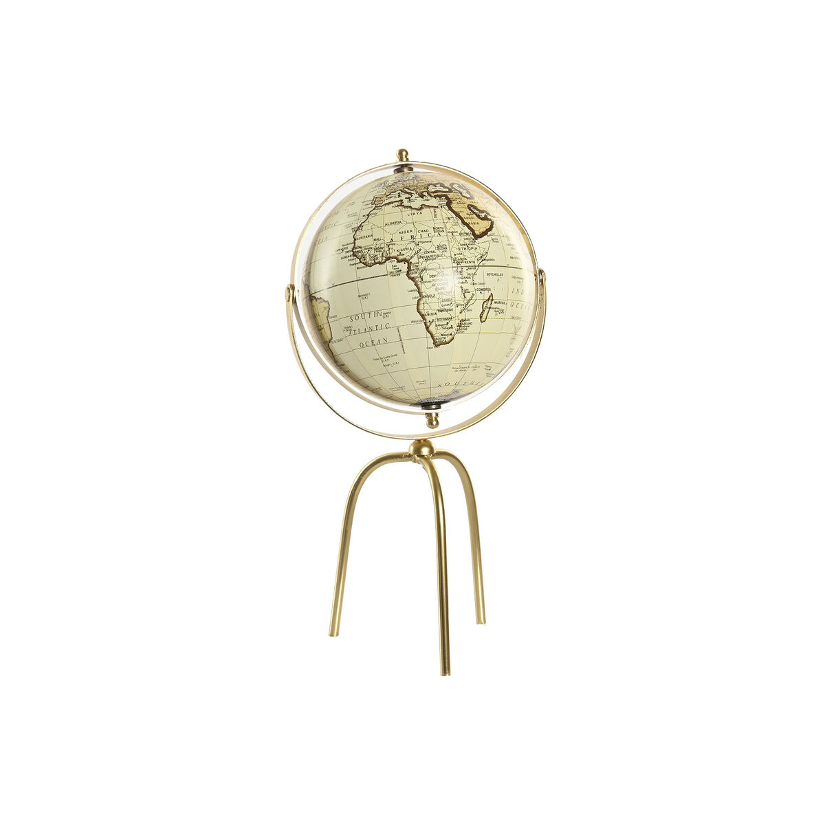 Decorative Figure Home ESPRIT Golden Colonial Tripod