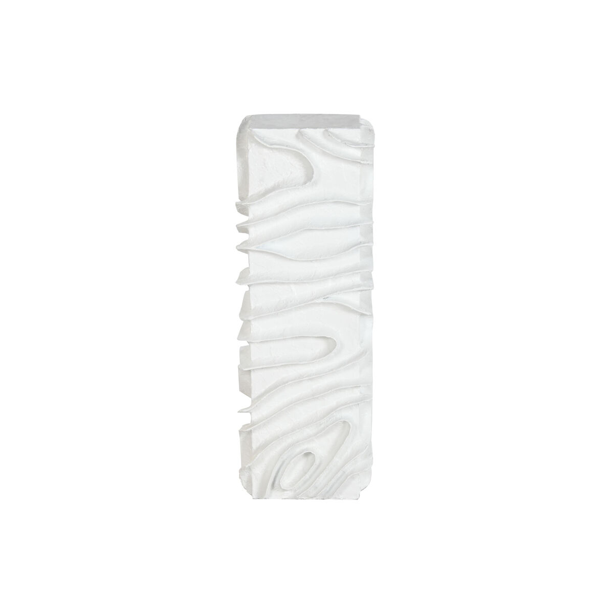 Pedestal Home ESPRIT White MDF Wood Modern 29 x 29 x 80 cm