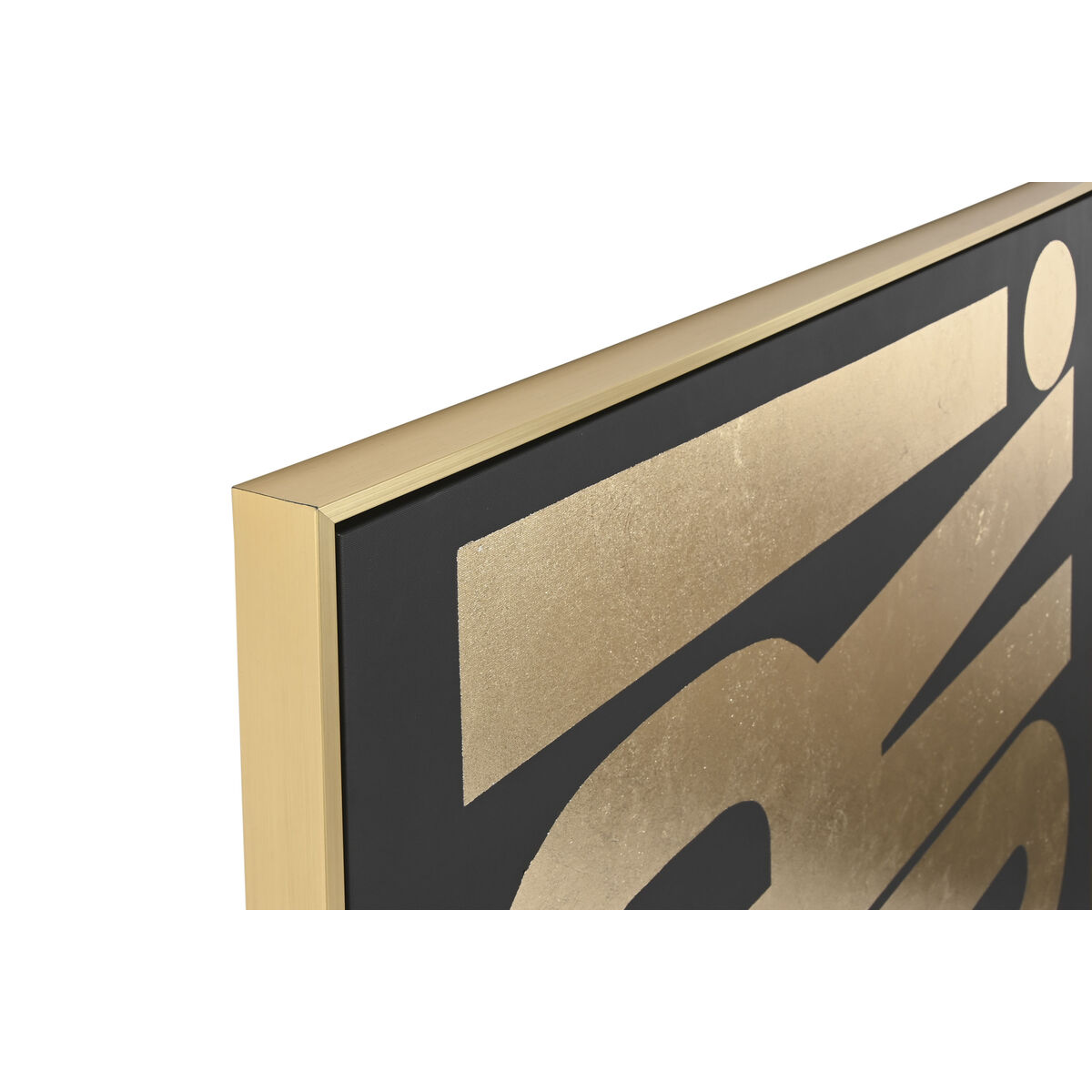 Painting Home ESPRIT Black Golden 103 x 4,5 x 143 cm