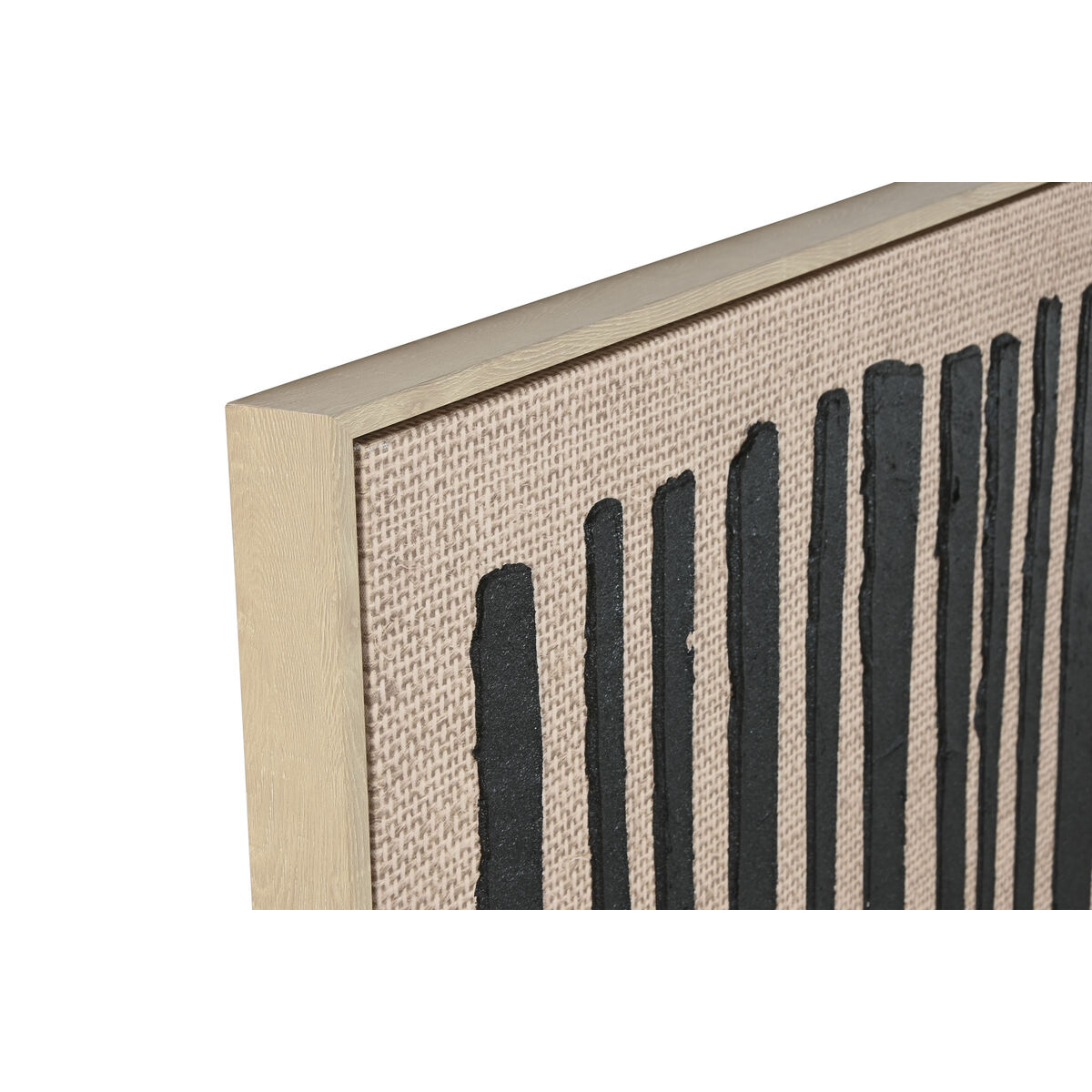 Painting Home ESPRIT Black Beige Urban 103 x 4,5 x 143 cm (2 Units)