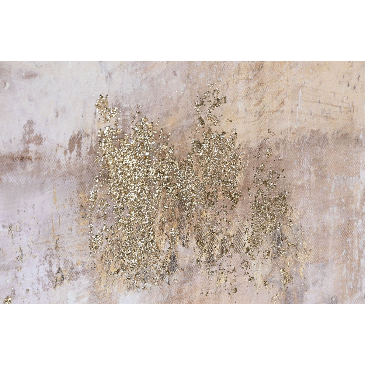 Painting Home ESPRIT Golden Light Pink Abstract 103 x 4,5 x 143 cm (2 Units)