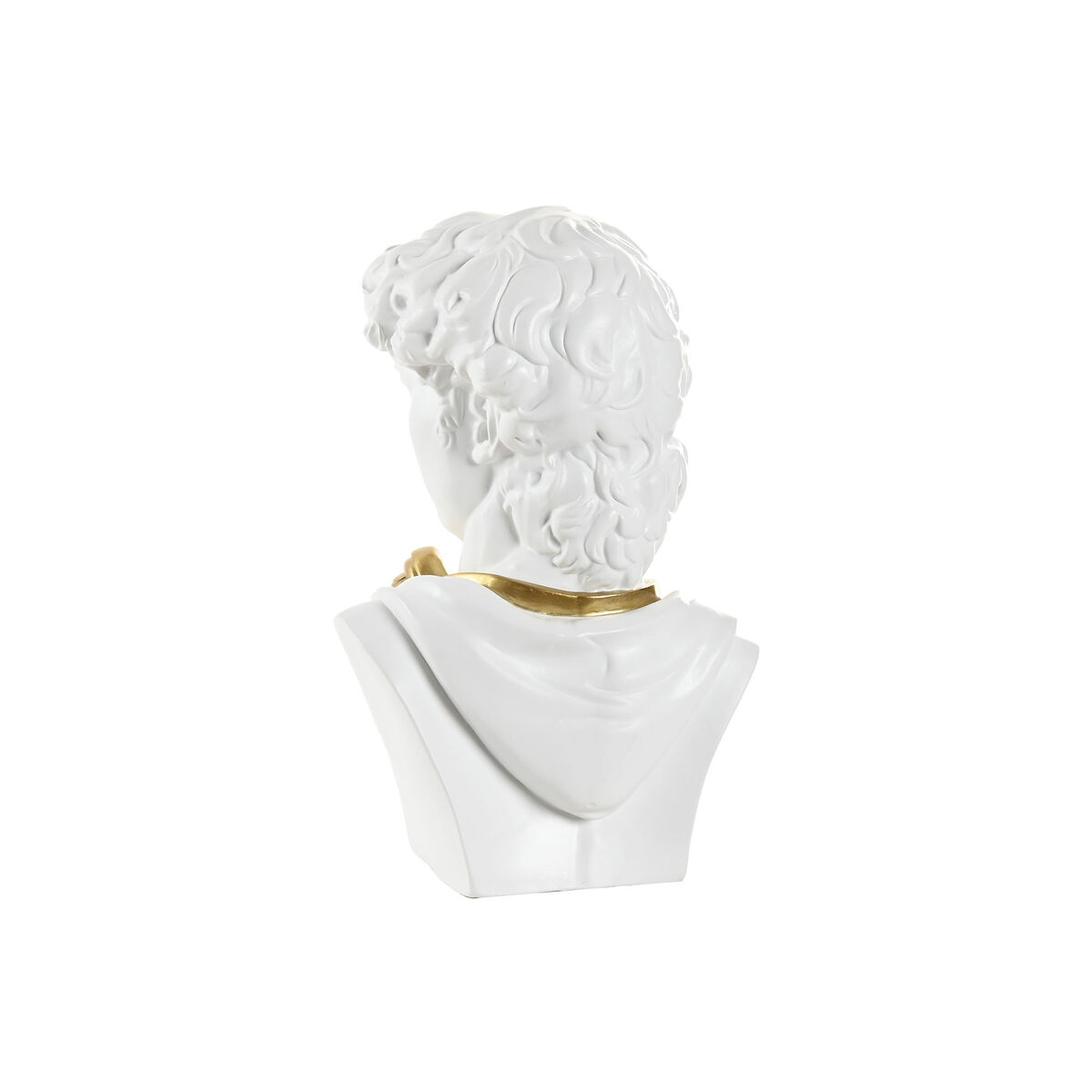 Decorative Figure Home ESPRIT White Golden Bust 19,5 x 16 x 30 cm