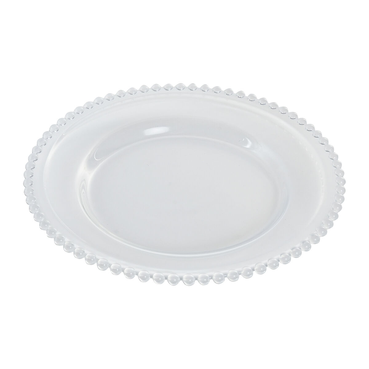 Flat Plate Home ESPRIT Transparent Crystal 27 X 27 X 2,6 CM