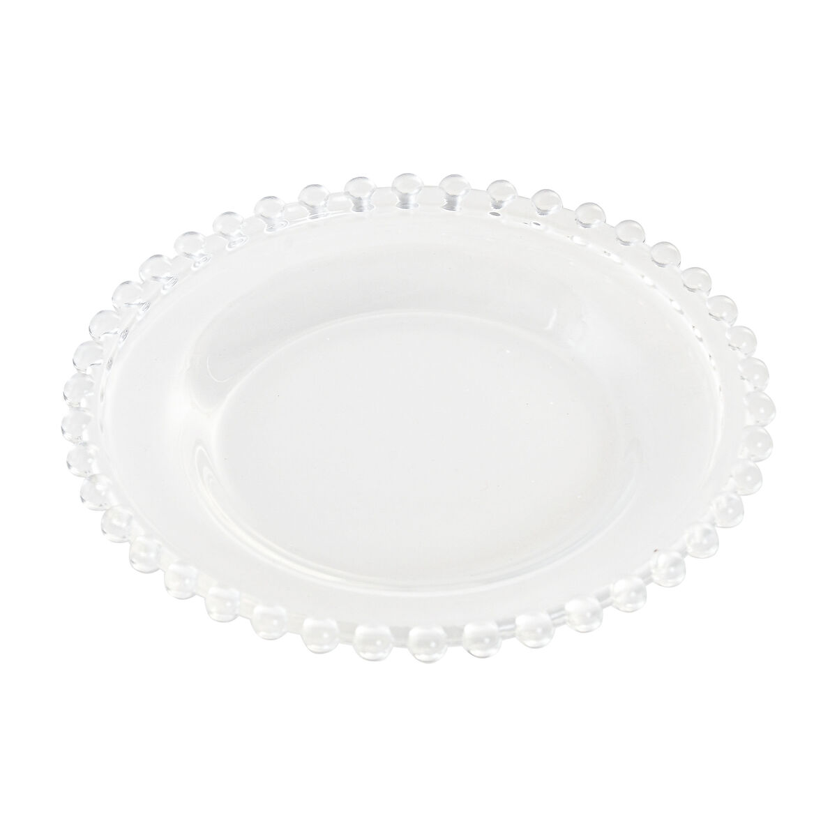 Flat Plate Home ESPRIT Transparent Crystal 15,6 x 15,6 x 1,7 cm
