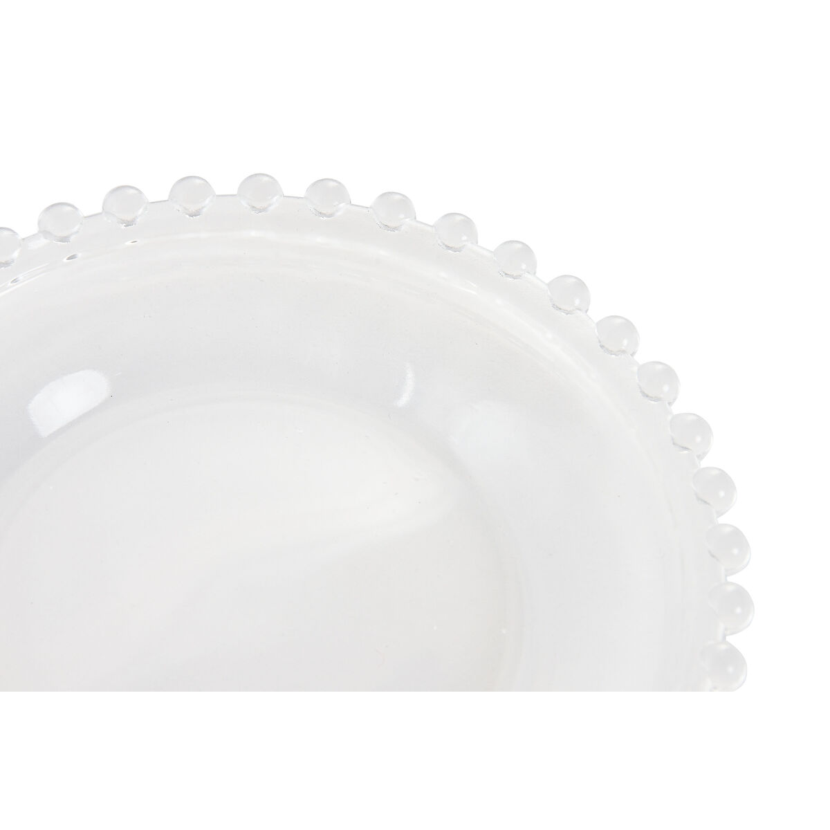 Flat Plate Home ESPRIT Transparent Crystal 15,6 x 15,6 x 1,7 cm