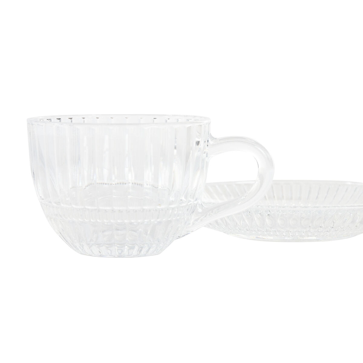 Piece Coffee Cup Set Home ESPRIT Transparent 240 ml