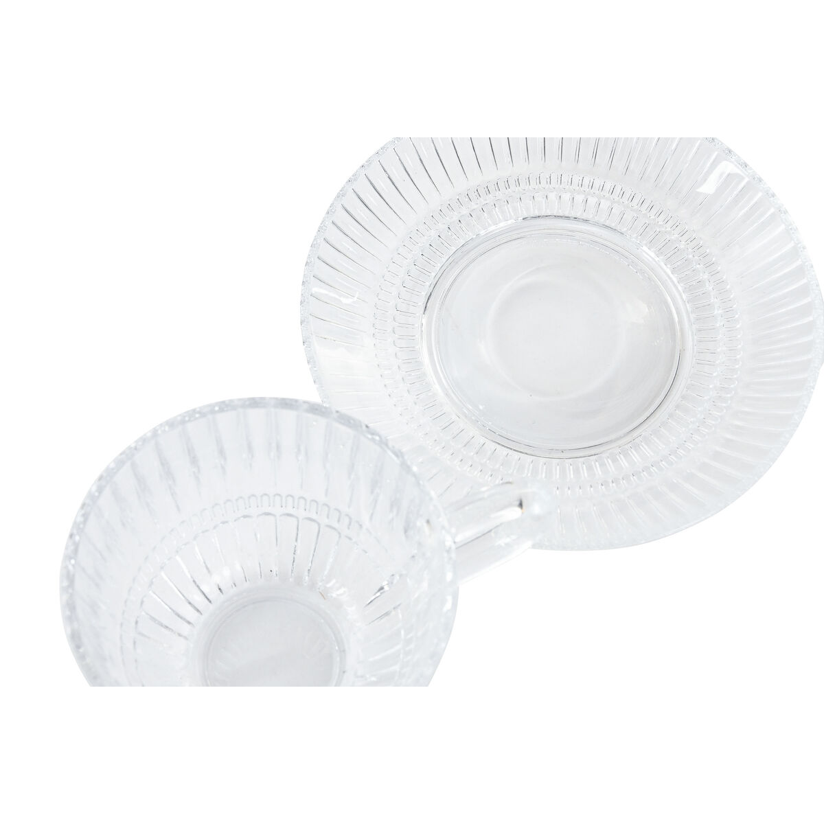 Piece Coffee Cup Set Home ESPRIT Transparent 240 ml