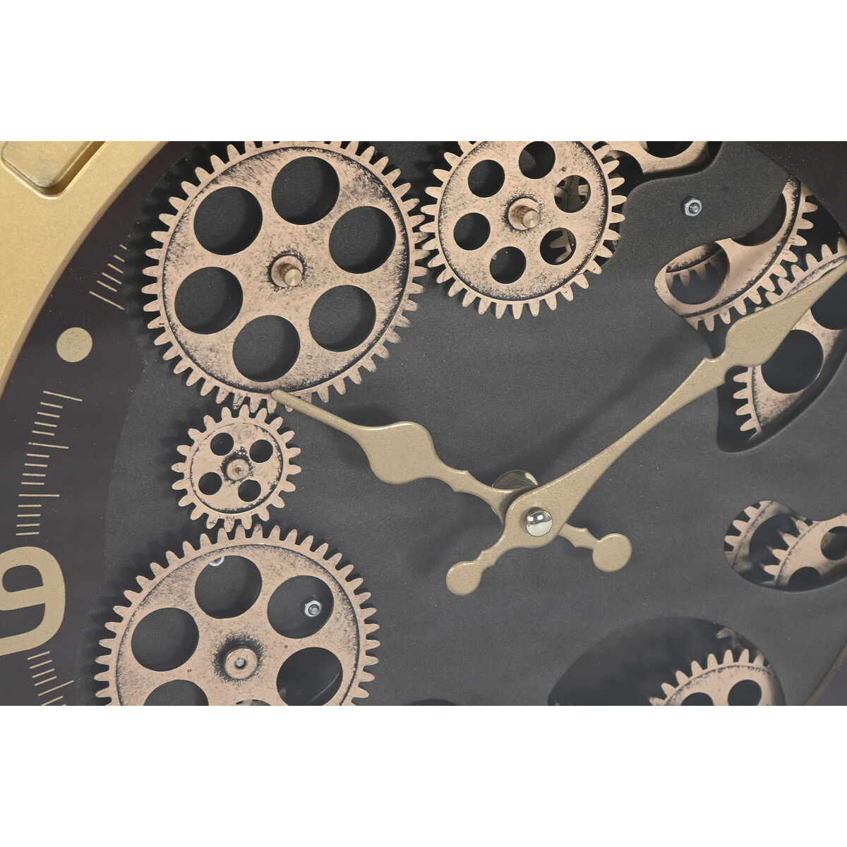 Wall Clock Home ESPRIT Golden Iron
