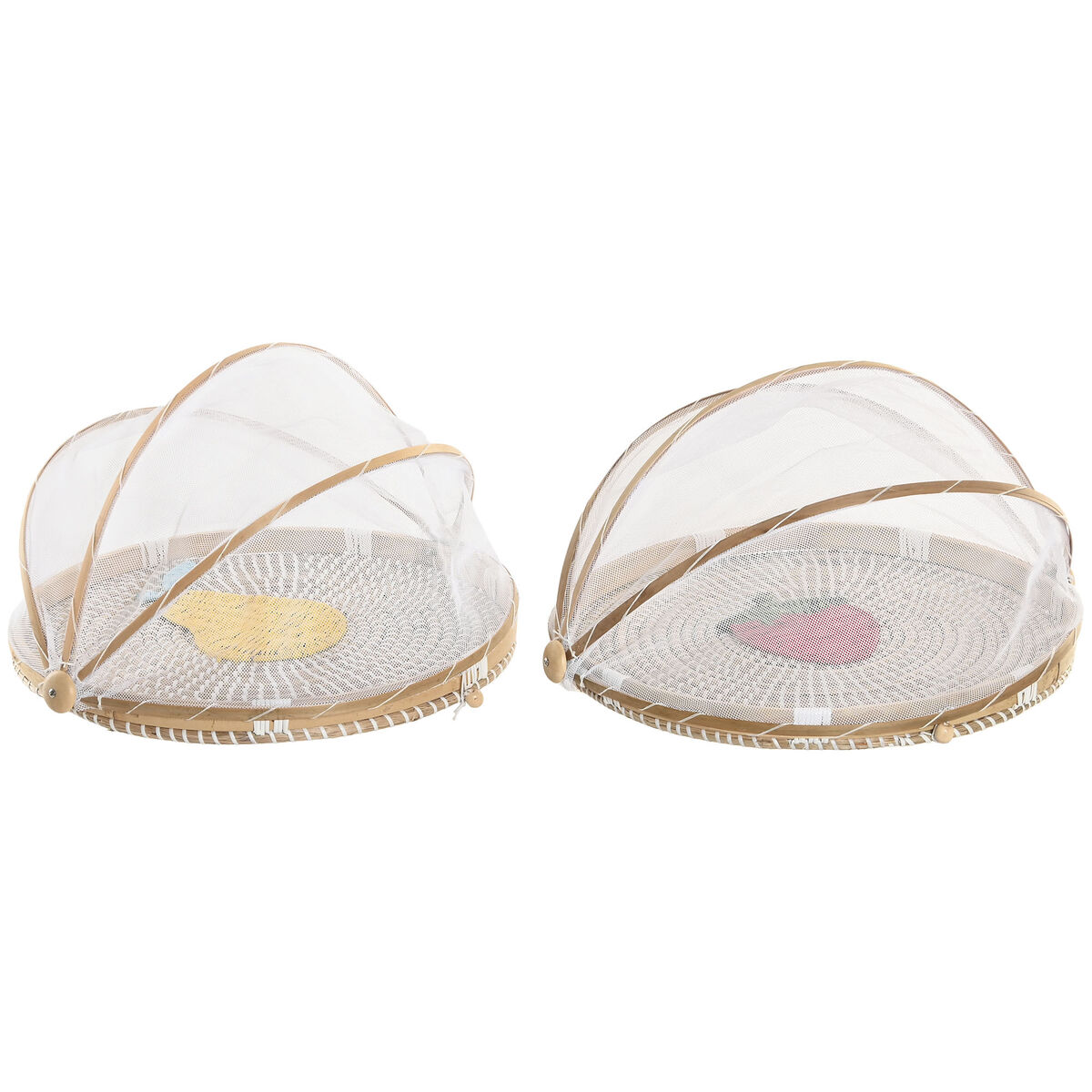 Plate cover Home ESPRIT Natural Fibre 40 x 40 x 24 cm