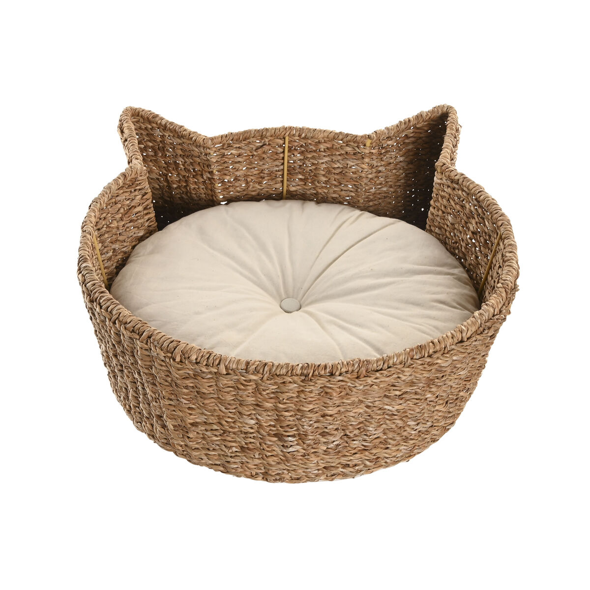 Pet bed Home ESPRIT White Natural Natural Fibre 55 X 45 X 18 CM Pet bed Home ESPRIT White Natural Natural Fibre 55 X 45 X 18 CM