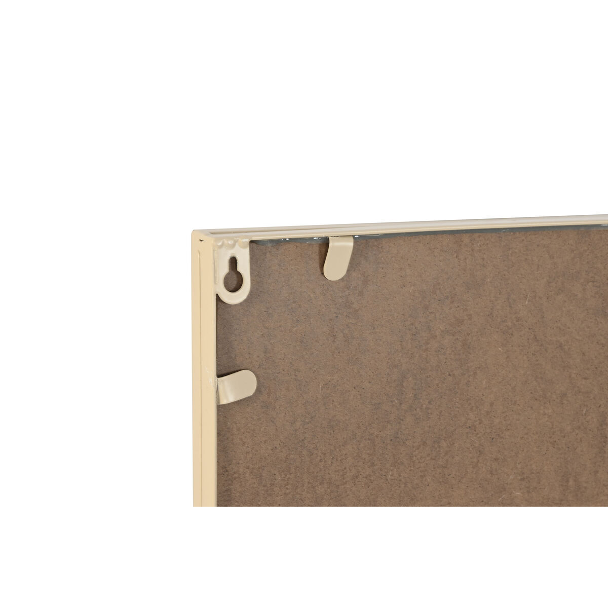 Wall mirror Home ESPRIT Beige Window Scandi 122 x 2 x 122 cm