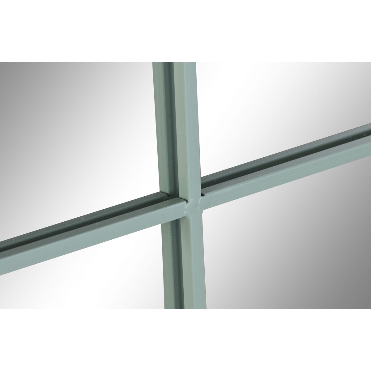Wall mirror Home ESPRIT Green Window Scandi 122 x 2 x 122 cm